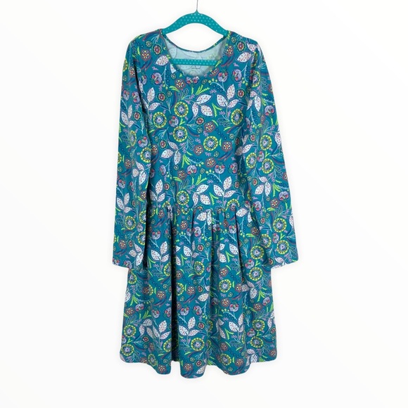 Garnet Hill Other - Garnet Hill Kids Girls Dress Large Blue Long Sleeve